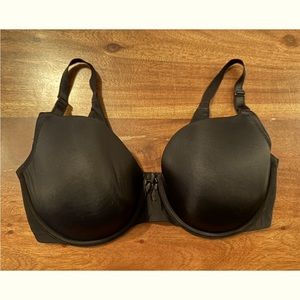 Black Satin Demi Bra Torrid 38DDD like new